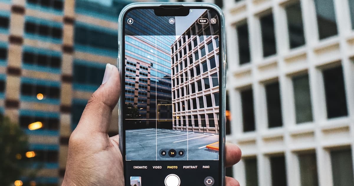 Person photographing property with phone for authentic rental listing